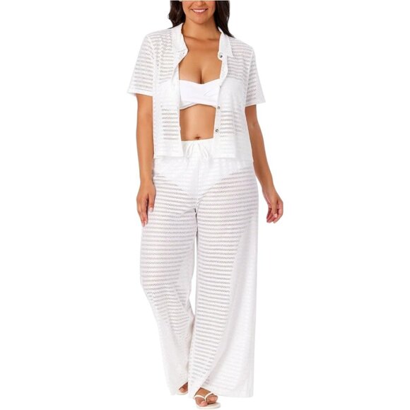 NEW Hurley Swim Cover-Up 2pc Swt | White - Picture 1 of 3